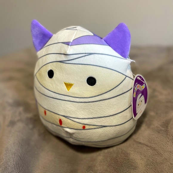 ✨RARE✨ 8” Holly the Mummy Cat Squishmallow Halloween 2021 BNWT - Picture 2 of 3